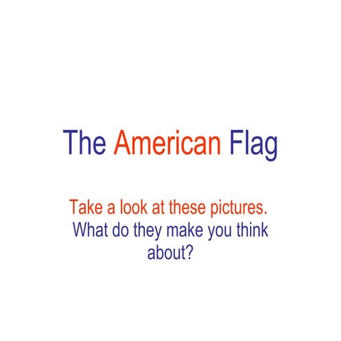 The american flag | PPT