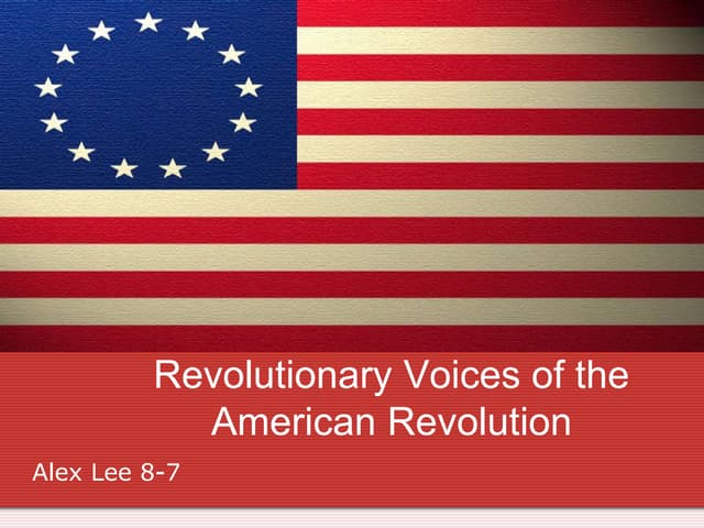 Revolutionary War Famous Quotes