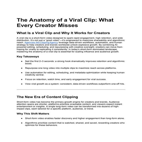 The Anatomy of a Viral Clip_ What Every Creator Misses.docx