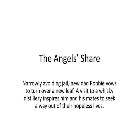 The angels’ share