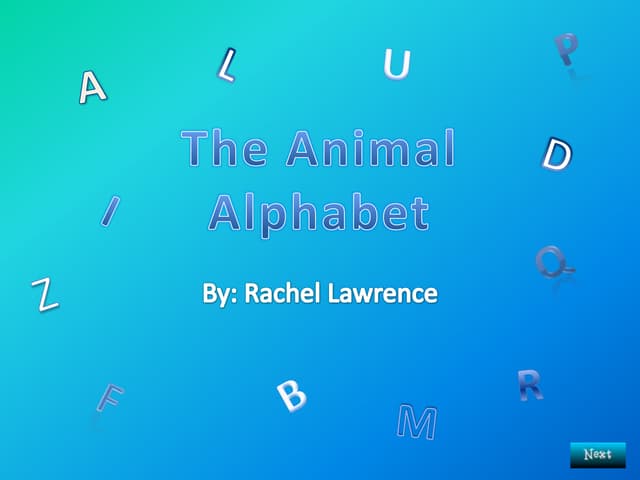 The Animal Alphabet