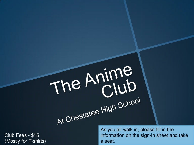 Anime Club Urban Dictionary