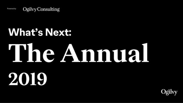 What's Next: The Annual