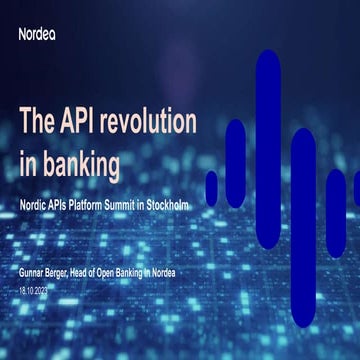 The API Revolution in Banking