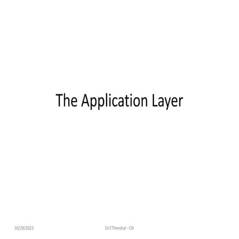 The Application Layer.ppt