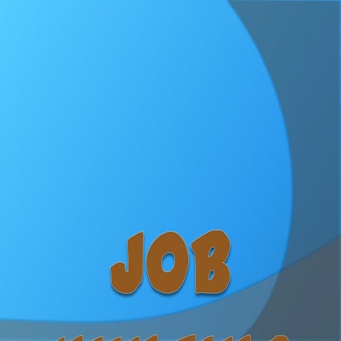 Job Hunting (Application Letter)