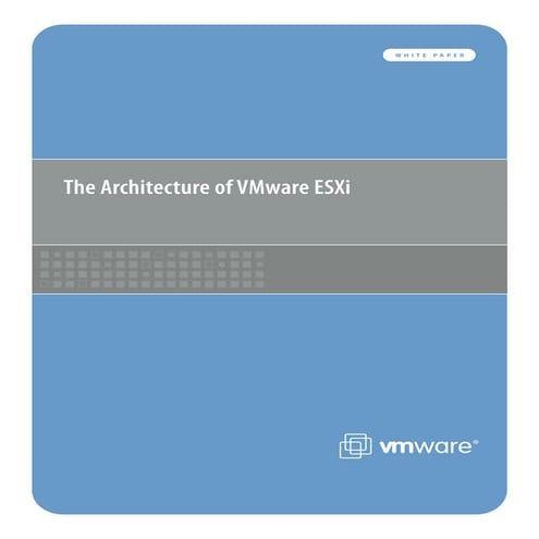 The Architecture Of V Mware Es Xi