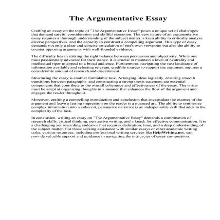 The Argumentative Essay.pdf