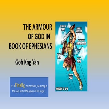 THE ARMOUR OF GOD by Goh Kng Yan