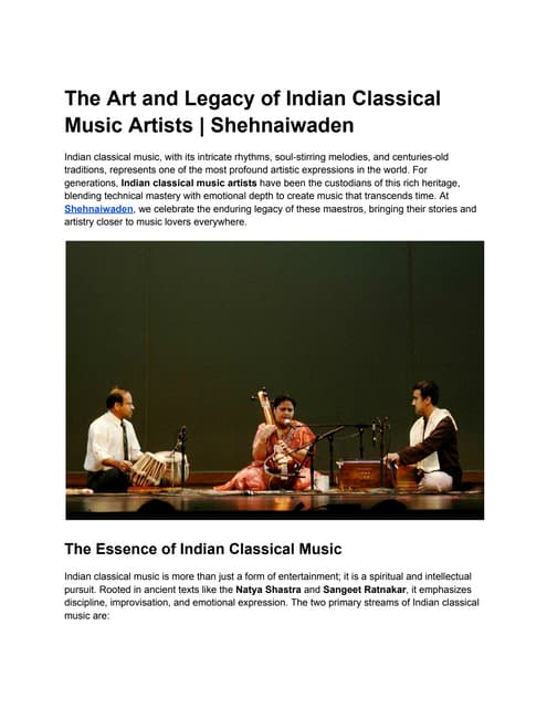 The Art and Legacy of Indian Classical Music Artists  Shehnaiwaden.pdf