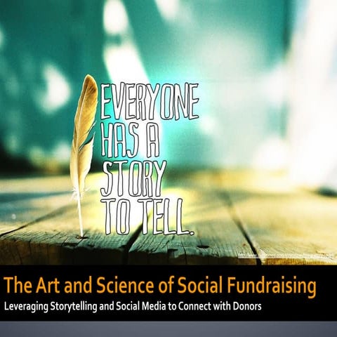 The Art and Science of Social Fundraising