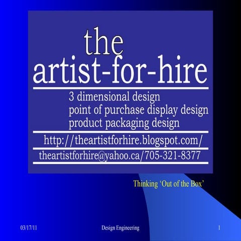 The Artist Fore Hire