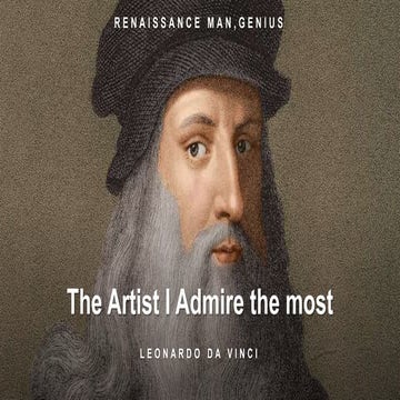 The Artist I Admire the most