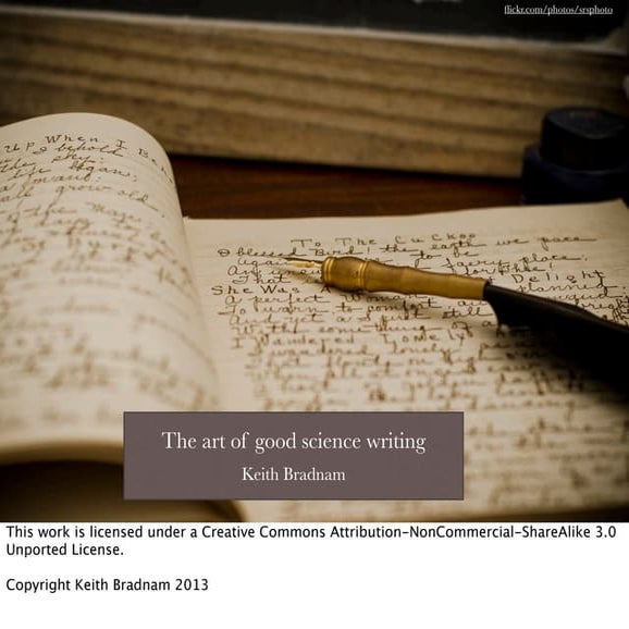The art of good science writing