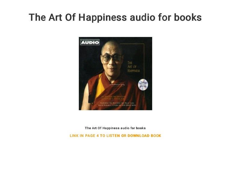 The Art Of Happiness audio for books