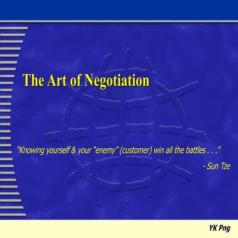 The Art of Negotiation