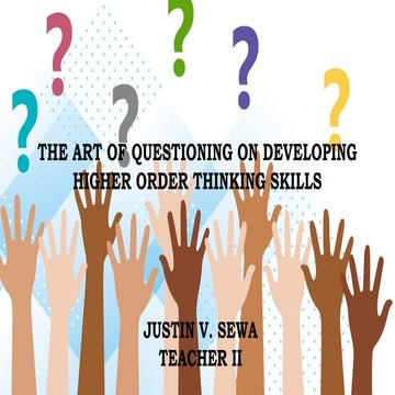 The Art of Questioning | PPTX