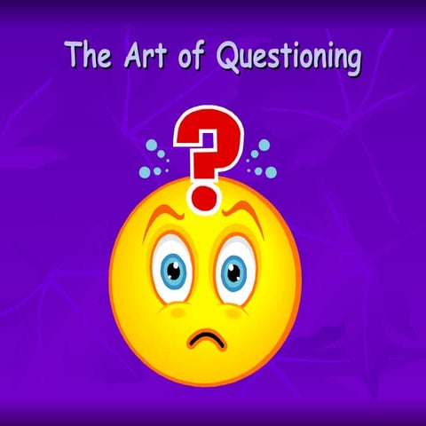 The Art of Questioning for teachers report