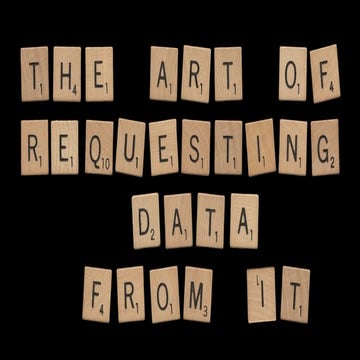 The Art of Requesting Data from IT