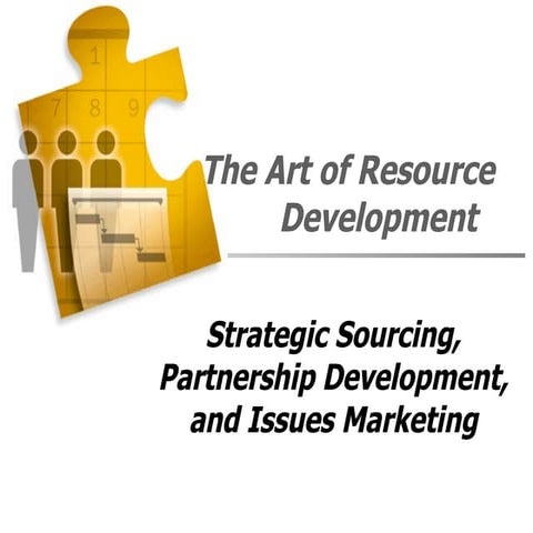 The Art Of Resource Development