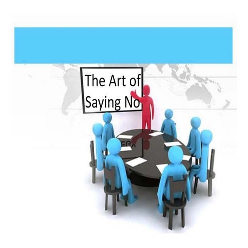 The Art Of Saying No