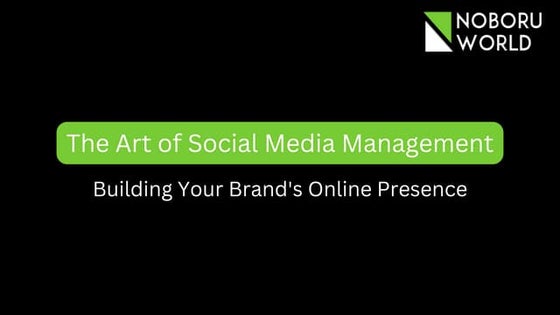 Growing Your Brand on Social Media | Skillfloor | PPT
