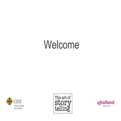 The art of storytelling 2014 ppt