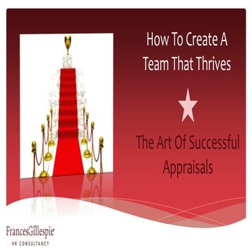 The Art of Successful Appraisals