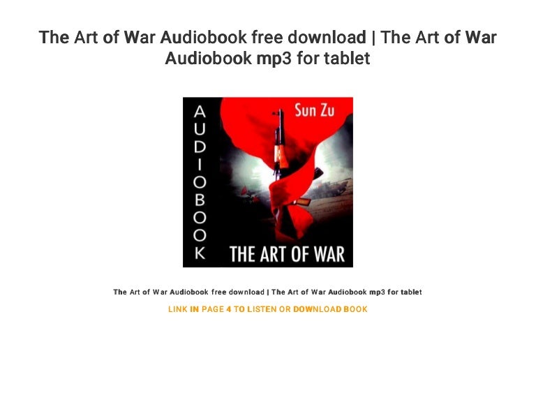 The Art of War Audiobook free download | The Art of War Audiobook mp3…