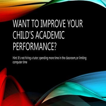 The Arts = Academic Success