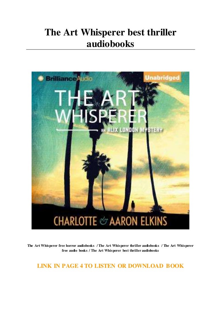 The Art Whisperer best thriller audiobooks