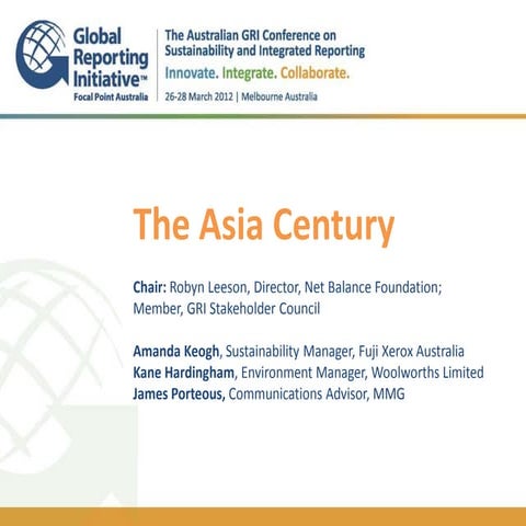 @GRIAusConf_The asia century - James Porteous