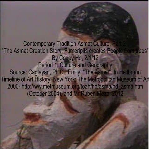 Asmat creation | PPT
