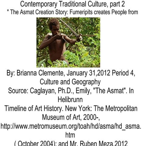 Asmat creation | PPT