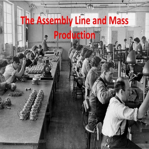 The Assembly Line and Mass Production Presentation