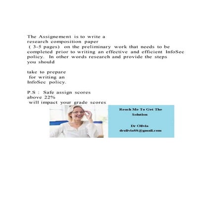 The Assignement is to write a research composition paper ( 3 | DOCX
