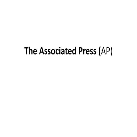 The associated press(ap)