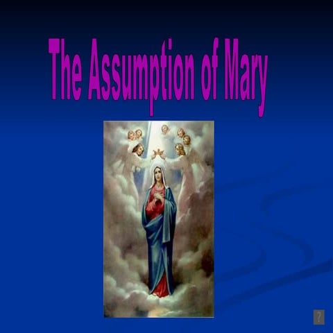 The Assumption of Mary