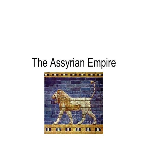 The assyrian empire.ppt clickers