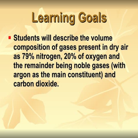 The Atmosphere and Environment