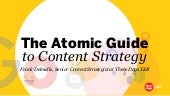 The Atomic Guide to Content Strategy
