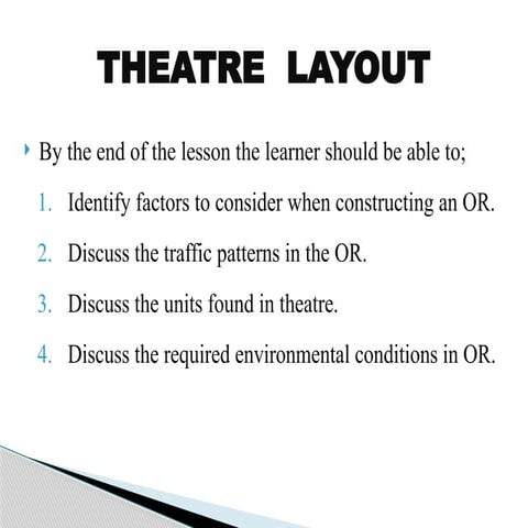 Theatre layout For Medical Students.pptx