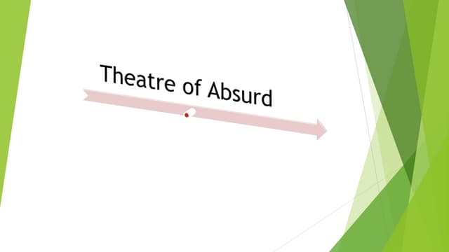 Theatre of Absurd by Nidhi Dave 