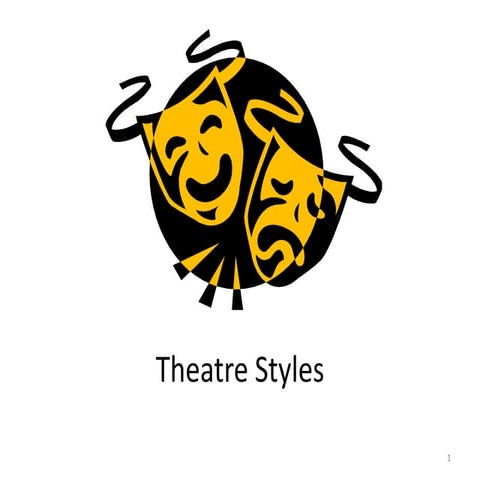 Theatre styles 