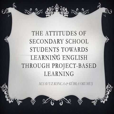 The attitudes of secondary school students towards learning english through p...