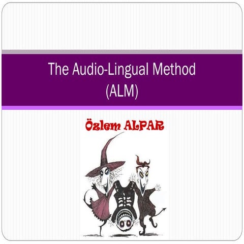 The audio lingual method 
