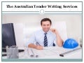 The australian tender writing services