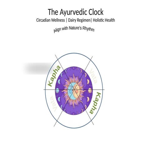 The Ayurvedic Clock - circadian rhythms.
