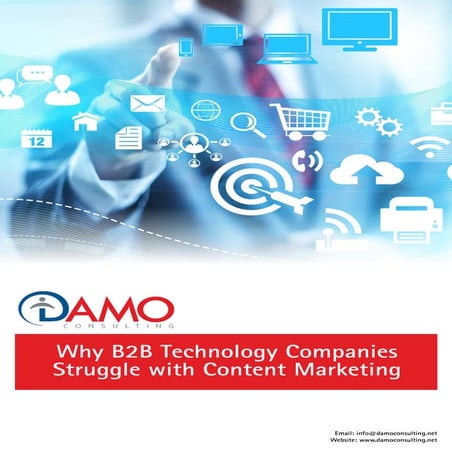 Why B2B Tech firms struggle with content marketing