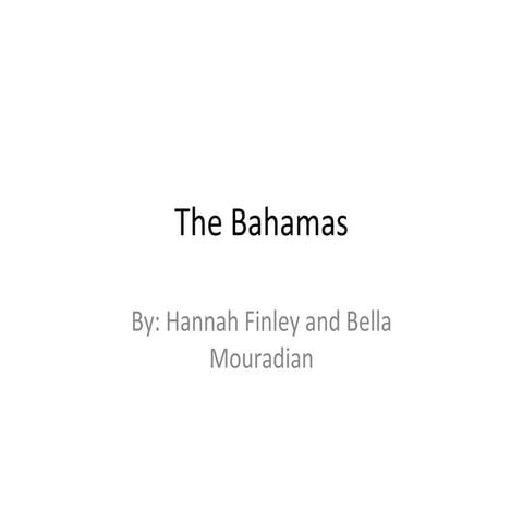 The bahamas | PPT